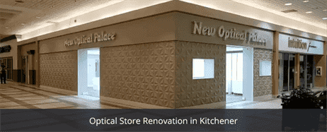 Optical Store Renovation in Kitchener by ASASA Constructions